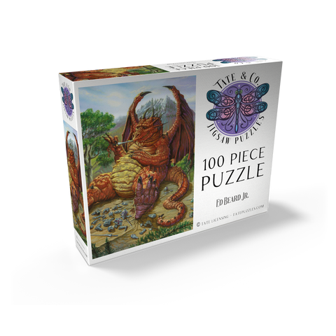 Lunch with a Toothpick Dragon - Ed Beard Jr 100 Jigsaw Puzzle box view2