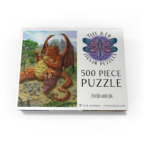 Lunch with a Toothpick Dragon - Ed Beard Jr 500 Jigsaw Puzzle box view3