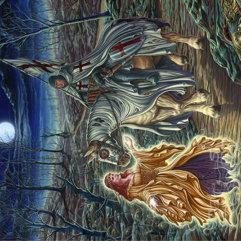 Perilous Forest Knight - Ed Beard Jr 100 Jigsaw Puzzle 3D Modell