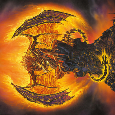 Harbinger of Fire Dragon - Ed Beard Jr 1000 Jigsaw Puzzle 3D Modell