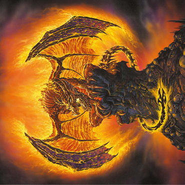 Harbinger of Fire Dragon - Ed Beard Jr 100 Jigsaw Puzzle 3D Modell