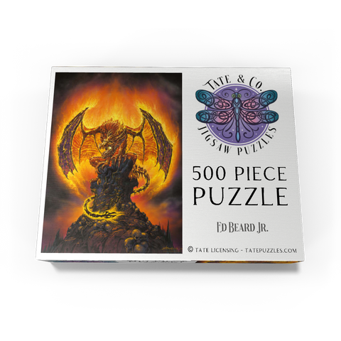 Harbinger of Fire Dragon - Ed Beard Jr 500 Jigsaw Puzzle box view3