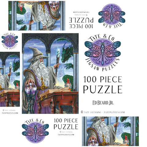 Wizard's Emissary - Ed Beard Jr 100 Jigsaw Puzzle box 3D Modell