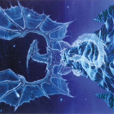 Caelestis Winter Spirit Dragon - Ed Beard Jr 100 Jigsaw Puzzle 3D Modell