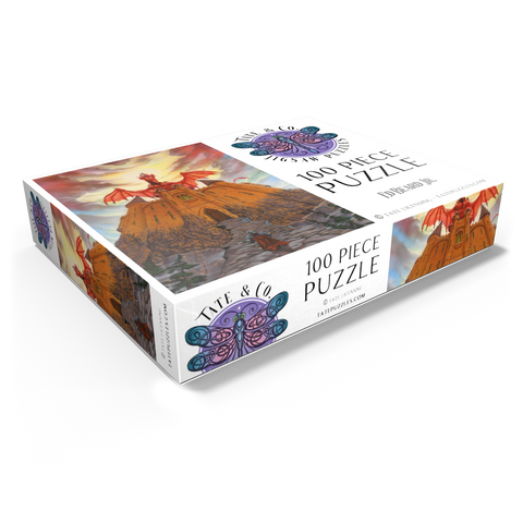 Dragon Lord's Magic Castle - Ed Beard Jr 100 Jigsaw Puzzle box view1