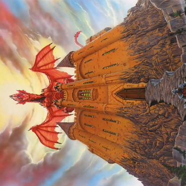 Dragon Lord's Magic Castle - Ed Beard Jr 500 Jigsaw Puzzle 3D Modell