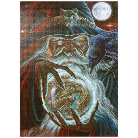 puzzleplate Dark Wizard - Ed Beard Jr 1000 Jigsaw Puzzle