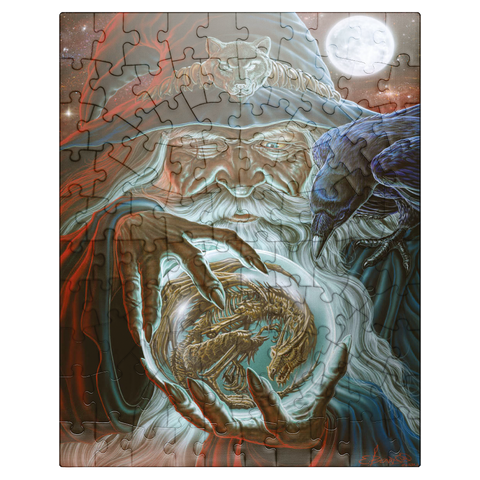 puzzleplate Dark Wizard - Ed Beard Jr 100 Jigsaw Puzzle