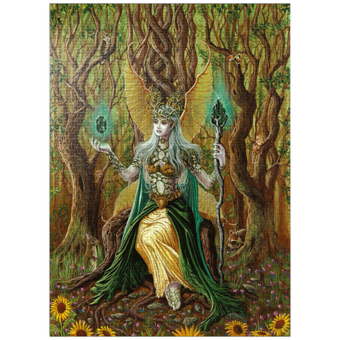 puzzleplate Earth Fairy Elemental - Ed Beard Jr 1000 Jigsaw Puzzle