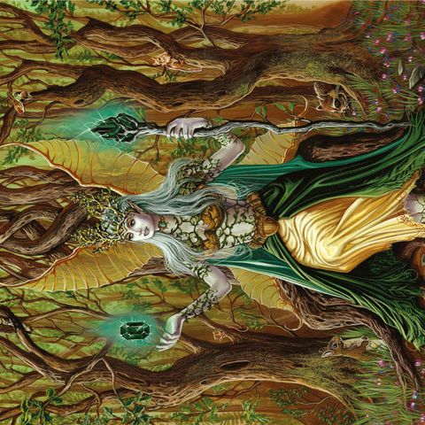 Earth Fairy Elemental - Ed Beard Jr 1000 Jigsaw Puzzle 3D Modell