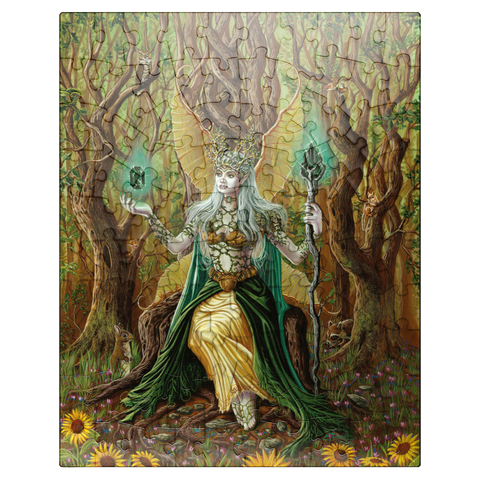 puzzleplate Earth Fairy Elemental - Ed Beard Jr 100 Jigsaw Puzzle