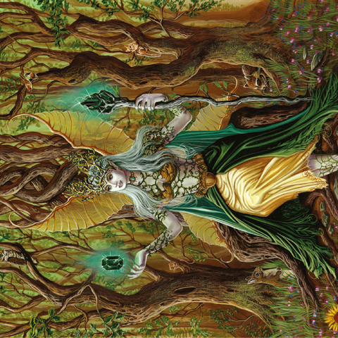 Earth Fairy Elemental - Ed Beard Jr 100 Jigsaw Puzzle 3D Modell