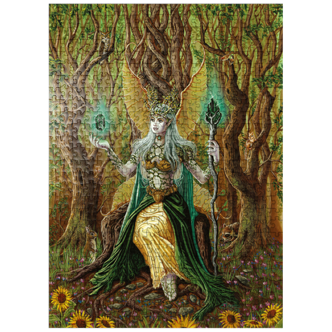 puzzleplate Earth Fairy Elemental - Ed Beard Jr 500 Jigsaw Puzzle