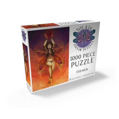 Fire Fairy Elemental - Ed Beard Jr 1000 Jigsaw Puzzle box view2