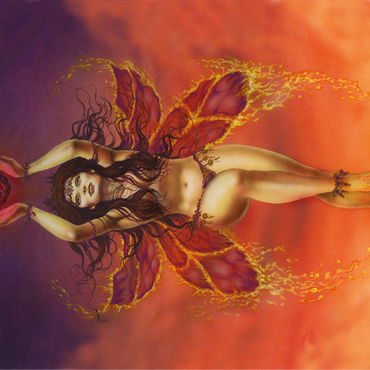 Fire Fairy Elemental - Ed Beard Jr 100 Jigsaw Puzzle 3D Modell