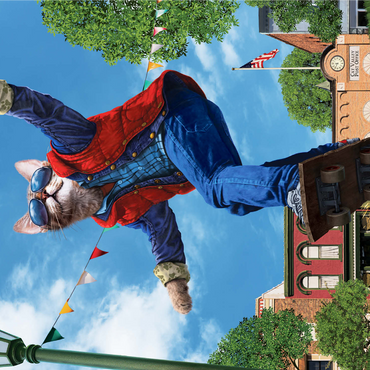 Cat to The Fututre Movie Cats - Vincent Hie 1000 Jigsaw Puzzle 3D Modell