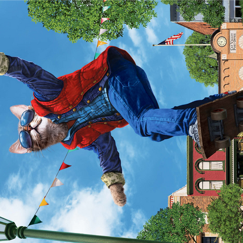 Cat to The Fututre Movie Cats - Vincent Hie 1000 Jigsaw Puzzle 3D Modell