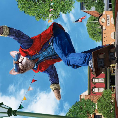 Cat to The Fututre Movie Cats - Vincent Hie 100 Jigsaw Puzzle 3D Modell