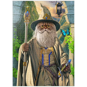 puzzleplate Catdalf the White Movie Cats - Vincent Hie 1000 Jigsaw Puzzle