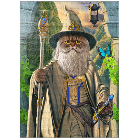 puzzleplate Catdalf the White Movie Cats - Vincent Hie 1000 Jigsaw Puzzle