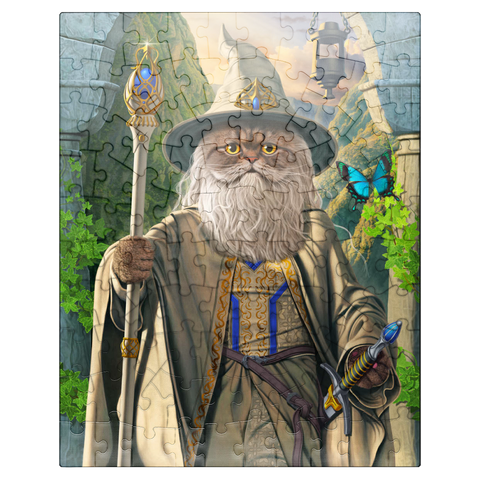 puzzleplate Catdalf the White Movie Cats - Vincent Hie 100 Jigsaw Puzzle