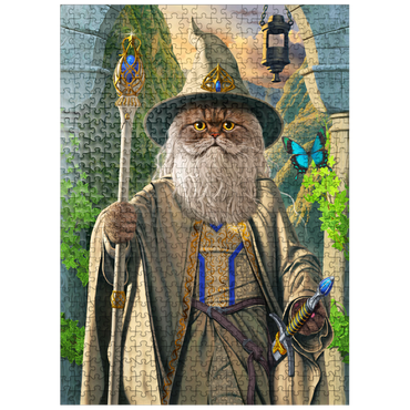 puzzleplate Catdalf the White Movie Cats - Vincent Hie 500 Jigsaw Puzzle