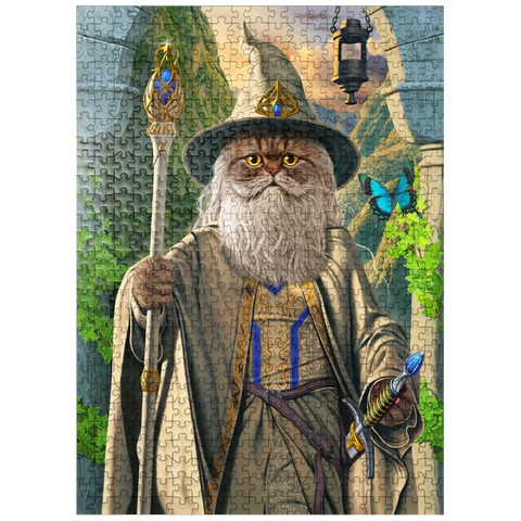 puzzleplate Catdalf the White Movie Cats - Vincent Hie 500 Jigsaw Puzzle