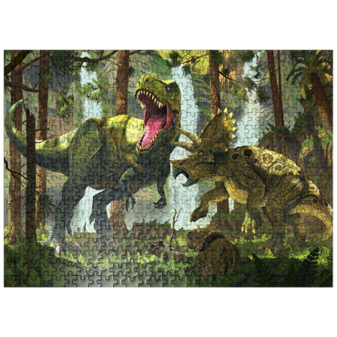 puzzleplate Protection Dinosaurs - Vincent Hie 500 Jigsaw Puzzle