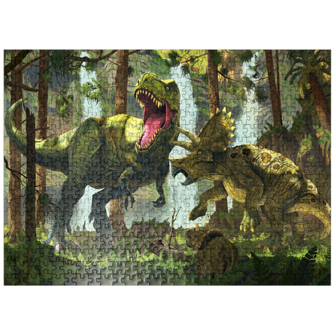 puzzleplate Protection Dinosaurs - Vincent Hie 500 Jigsaw Puzzle