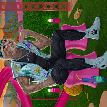 I'm just Cat Movie Cats - Vincent Hie 1000 Jigsaw Puzzle 3D Modell