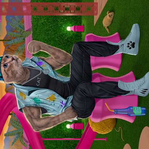 I'm just Cat Movie Cats - Vincent Hie 500 Jigsaw Puzzle 3D Modell