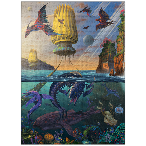 puzzleplate Cyris Alien World - Vincent Hie 1000 Jigsaw Puzzle