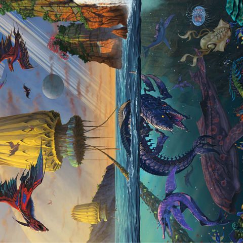 Cyris Alien World - Vincent Hie 100 Jigsaw Puzzle 3D Modell