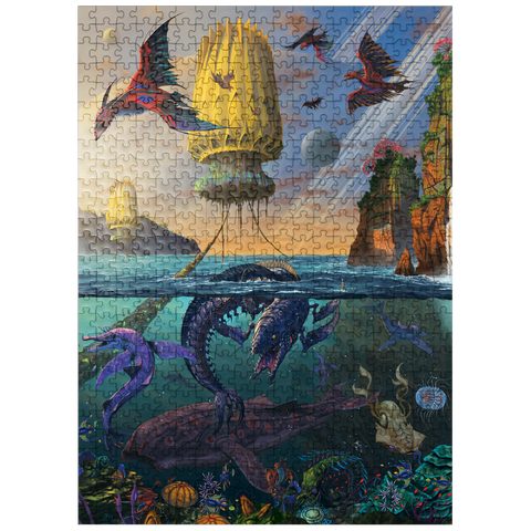 puzzleplate Cyris Alien World - Vincent Hie 500 Jigsaw Puzzle