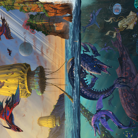 Cyris Alien World - Vincent Hie 500 Jigsaw Puzzle 3D Modell