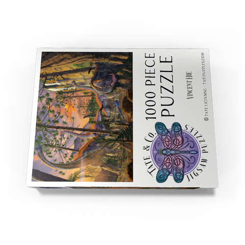 Brachiosaurus Family Dinosaurs - Vincent Hie 1000 Jigsaw Puzzle box view3