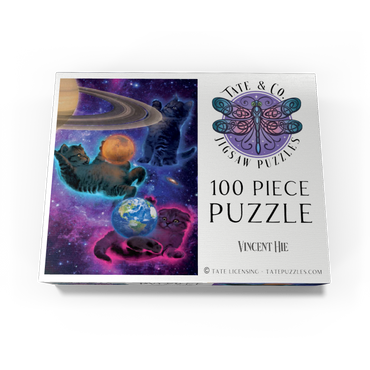 Cosmic Kittens Space - Vincent Hie 100 Jigsaw Puzzle box view3