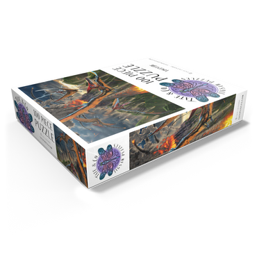 Eruption Dinosaurs - Vincent Hie 100 Jigsaw Puzzle box view1