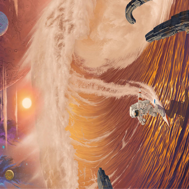 Riding the Wave Astronaut - Vincent Hie 100 Jigsaw Puzzle 3D Modell