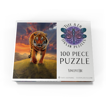Rising Tiger - Vincent Hie 100 Jigsaw Puzzle box view3