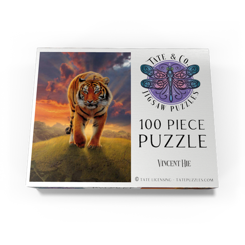 Rising Tiger - Vincent Hie 100 Jigsaw Puzzle box view3