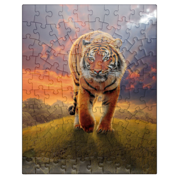 puzzleplate Rising Tiger - Vincent Hie 100 Jigsaw Puzzle