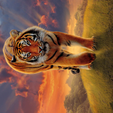 Rising Tiger - Vincent Hie 500 Jigsaw Puzzle 3D Modell
