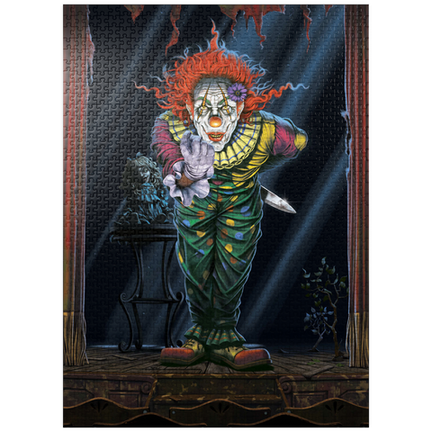 puzzleplate Surprise Horror Clown - Vincent Hie 1000 Jigsaw Puzzle