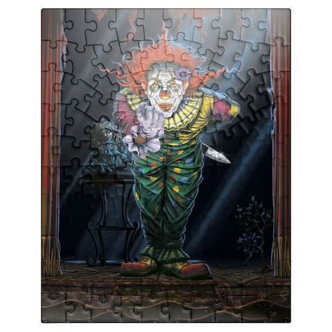 puzzleplate Surprise Horror Clown - Vincent Hie 100 Jigsaw Puzzle