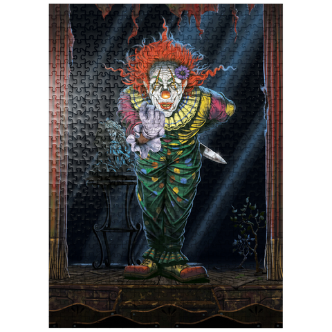 puzzleplate Surprise Horror Clown - Vincent Hie 500 Jigsaw Puzzle