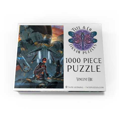 Searchlight Giant Robot - Vincent Hie 1000 Jigsaw Puzzle box view3