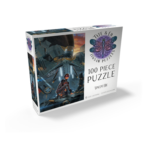 Searchlight Giant Robot - Vincent Hie 100 Jigsaw Puzzle box view2