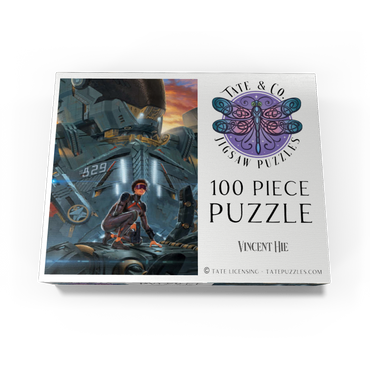 Searchlight Giant Robot - Vincent Hie 100 Jigsaw Puzzle box view3