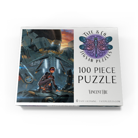 Searchlight Giant Robot - Vincent Hie 100 Jigsaw Puzzle box view3